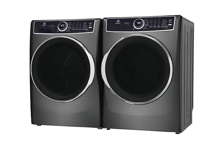 Electrolux 8 Cu. Ft. Titanium Front Load Perfect Steam Gas Dryer With LuxCare Dry and Instant Refresh