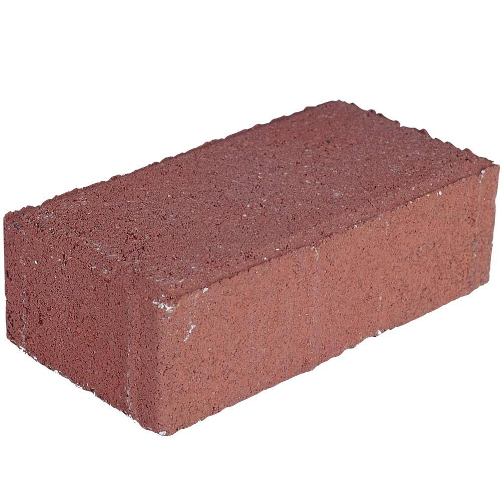 Pavestone Holland 7.87 in. L x 3.94 in. W x 2.36 in. H 60 mm Red Concrete Paver (480-Piece103 sq. ft.Pallet) 21751