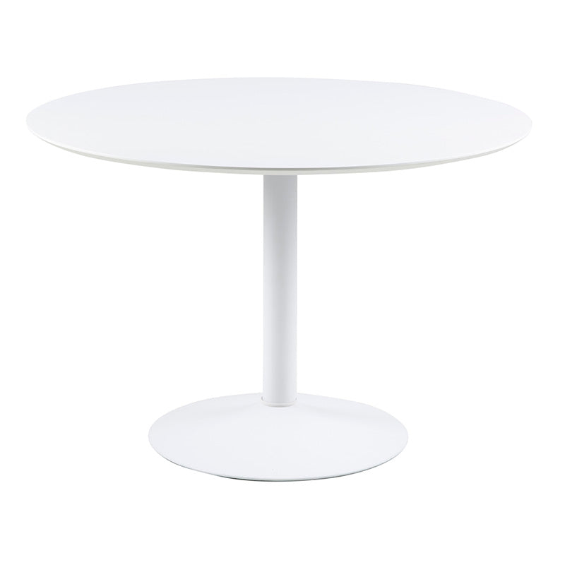 TITAN Round Dining Table 110cm - White