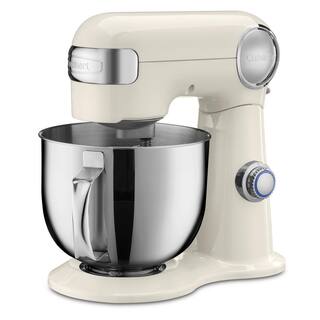 Cuisinart Precision Master 5.5 Qt. 12-Speed Coconut Cream Stand Mixer with Attachments SM-50CRM