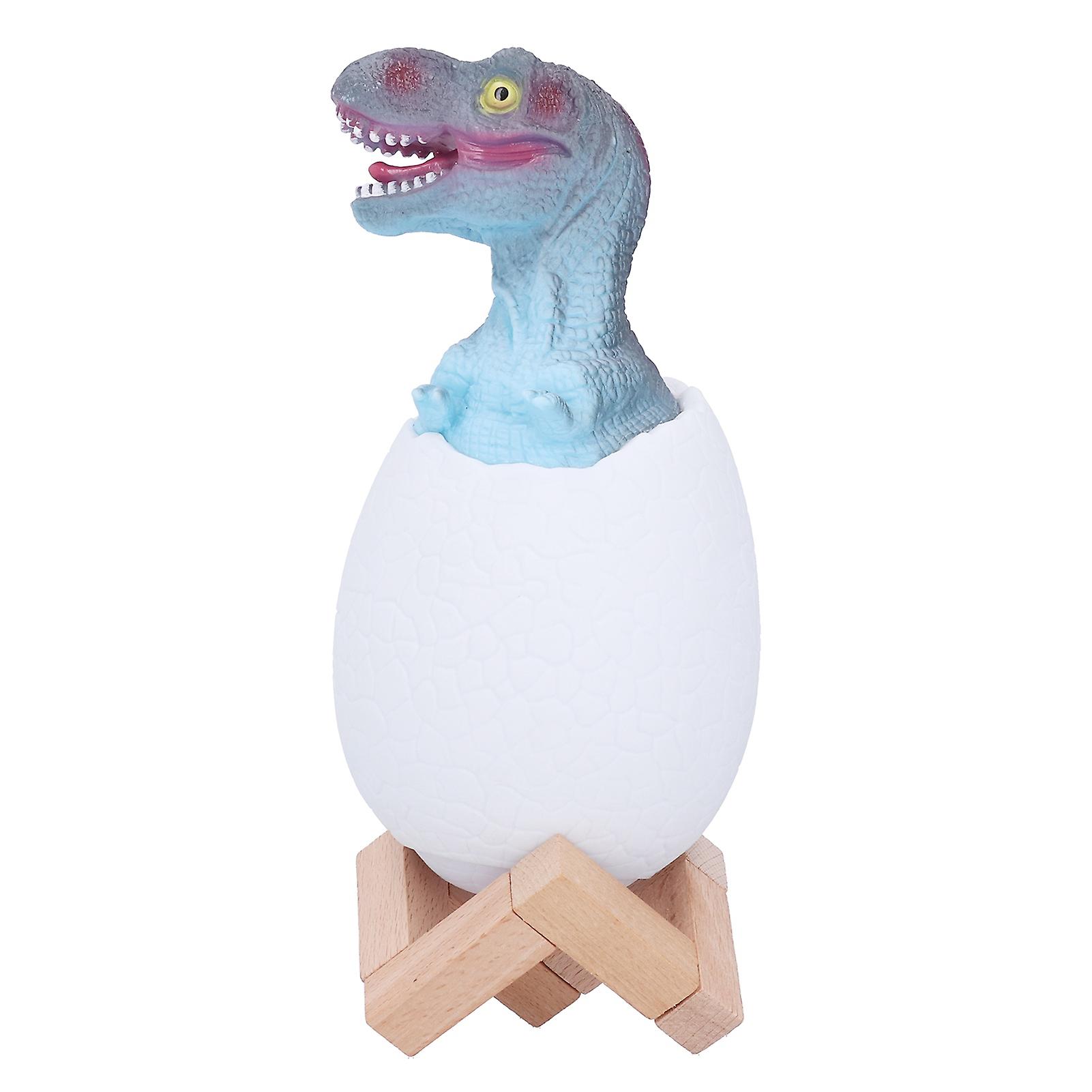 Touch Pat Sensor Night Light Dinosaur Egg Shape Bedside Lamp Lighting Toy Usb Charging3 Colors