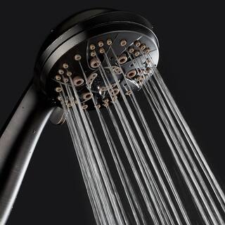 AquaDance 6-Spray 4 in. Single Wall Mount Body spray Handheld Shower Head in Oil Rubbed Bronze 9912