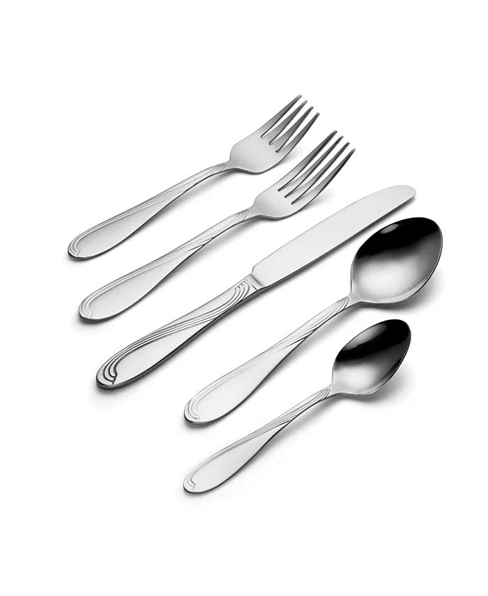 Oneida Cresta 90-Pc Flatware Set Service for 12