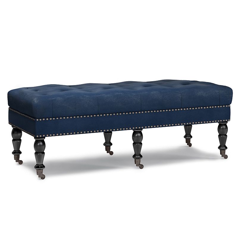 Simpli Home Henley Tufted Ottoman Bench