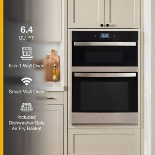 Whirlpool 30 in. Electric Wall Oven  Microwave Combo in Fingerprint Resistant Stainless Steel with Air Fry WOEC7030PZ