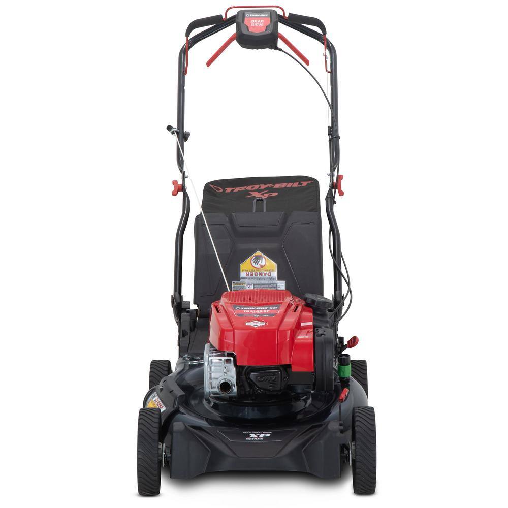 Troy-Bilt XP 21 in. 163 cc Briggs and Stratton ReadyStart Engine 3-in-1 Gas RWD Self Propelled Lawn Mower TB310B XP