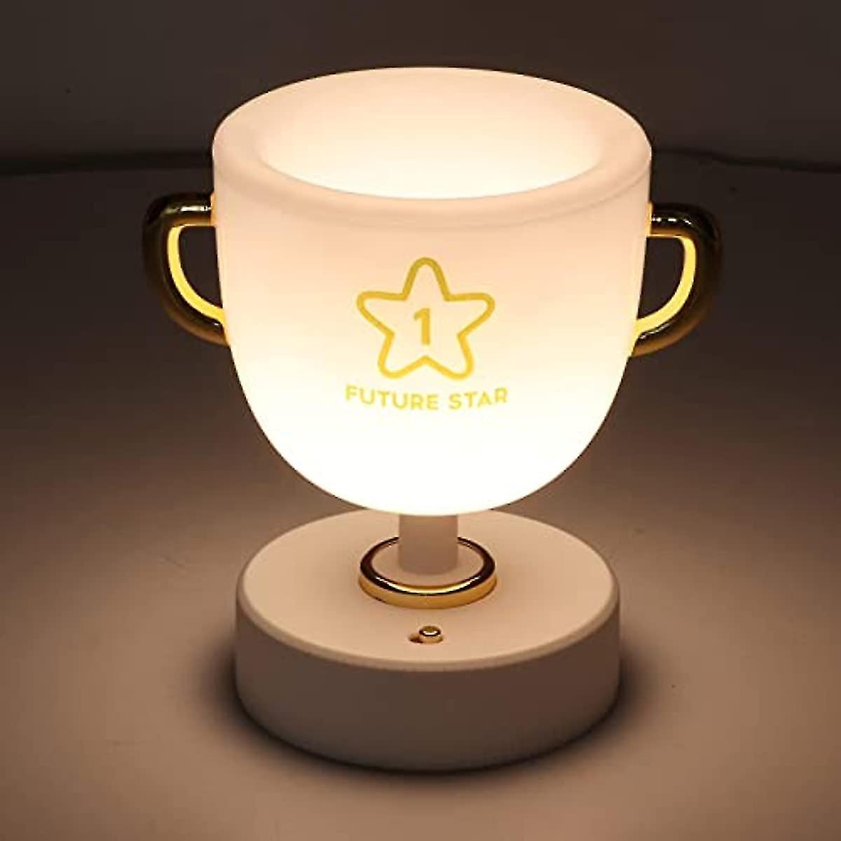 Bedside Lamp With Usb Port  Pen Holder Trophy Night Light Usb Charging Bedroom Bedside Night Light Table Lamp For Graduation Day Gift