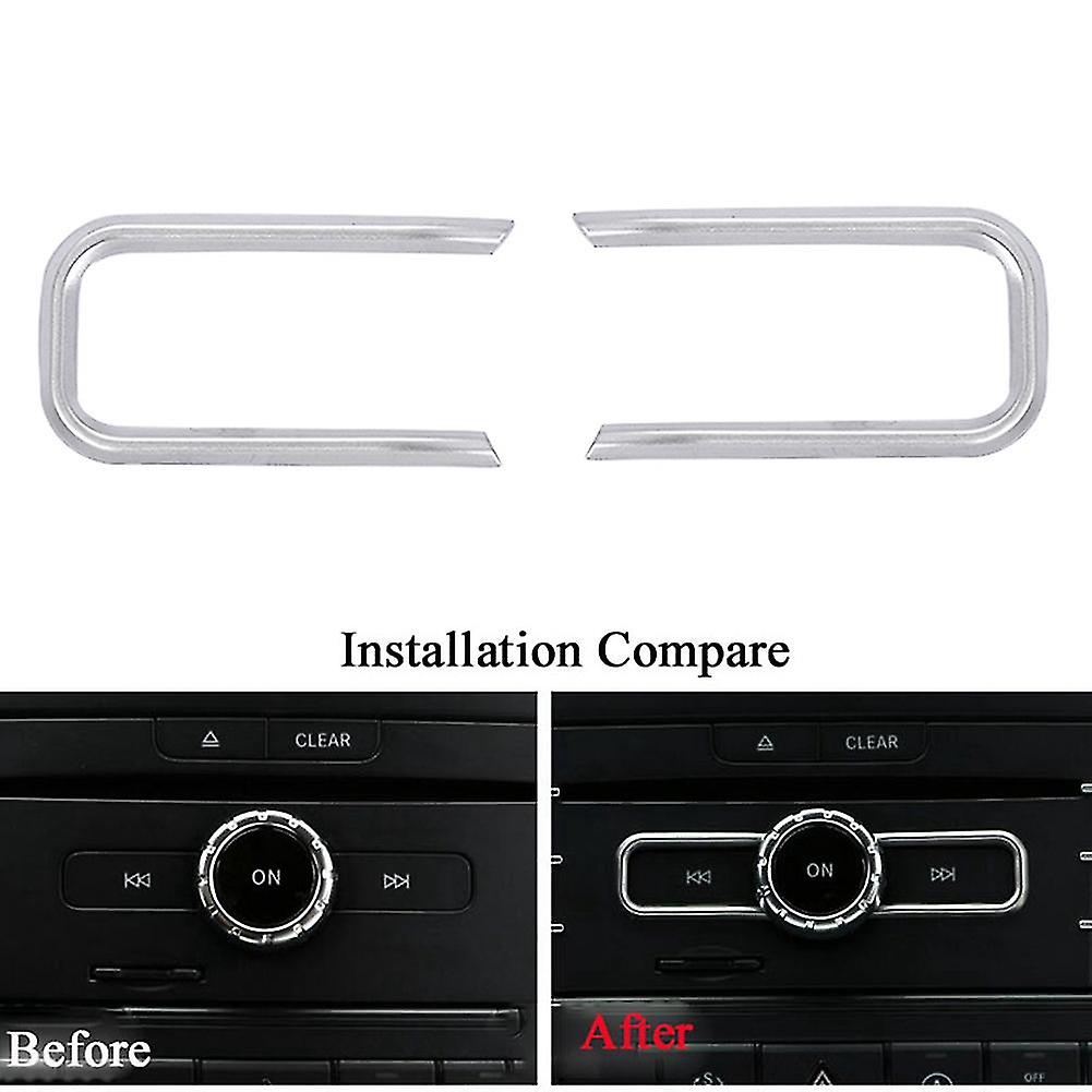 Chrome Interior Accessory Cd Switch Sequin Trim For Mercedes Benz