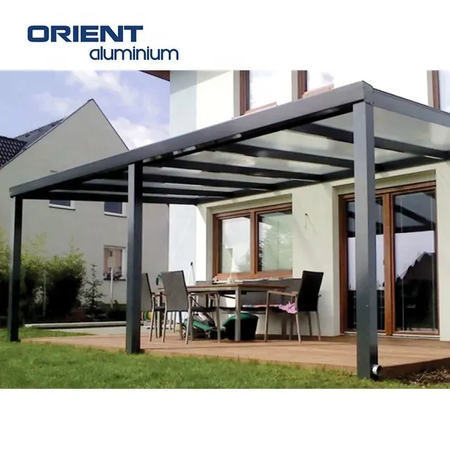 Factory Wholesale Bioclimatic Pergola Aluminium Profiles For Pergolas 5x4 Louvered Pergola Motorized