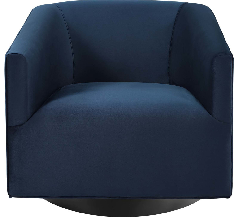 Graham Swivel Chair   Transitional   Armchairs And Accent Chairs   by HedgeApple  Houzz