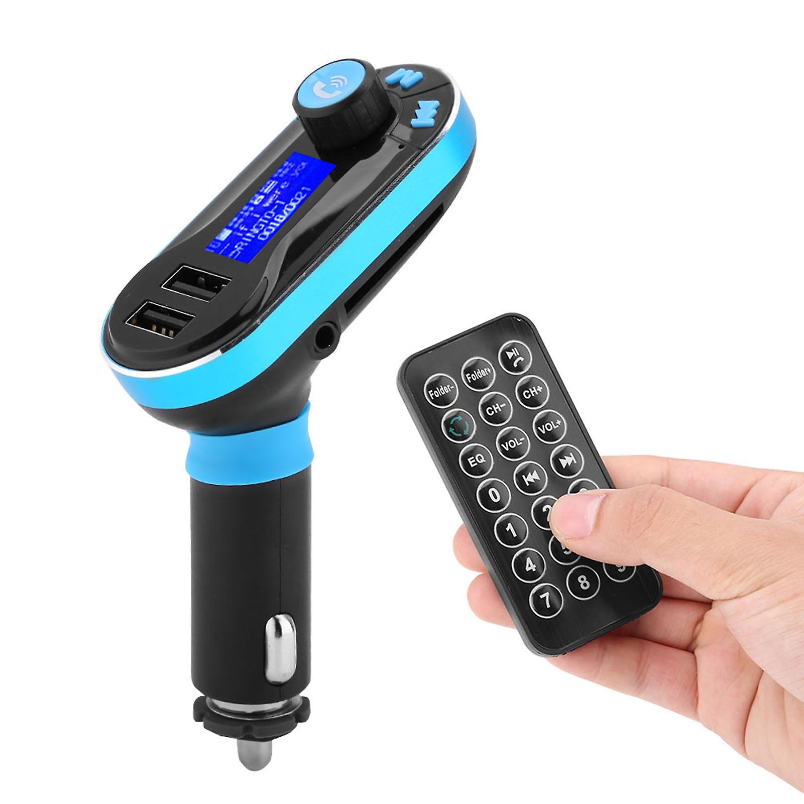 Wireless Car Dual Usb Port Bluetooth Mp3 Fm Transmitter Radio Car Kit