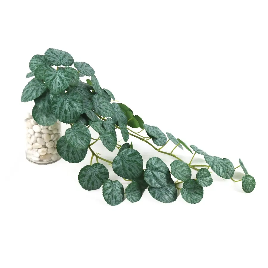 Real touch 85cm long 58lvs begonia spray hanging plant