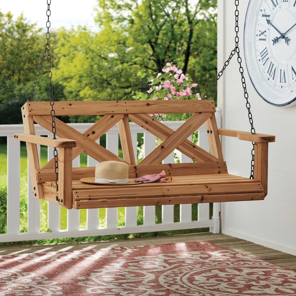 Backyard Discovery Meranti Farmhouse Porch Swing