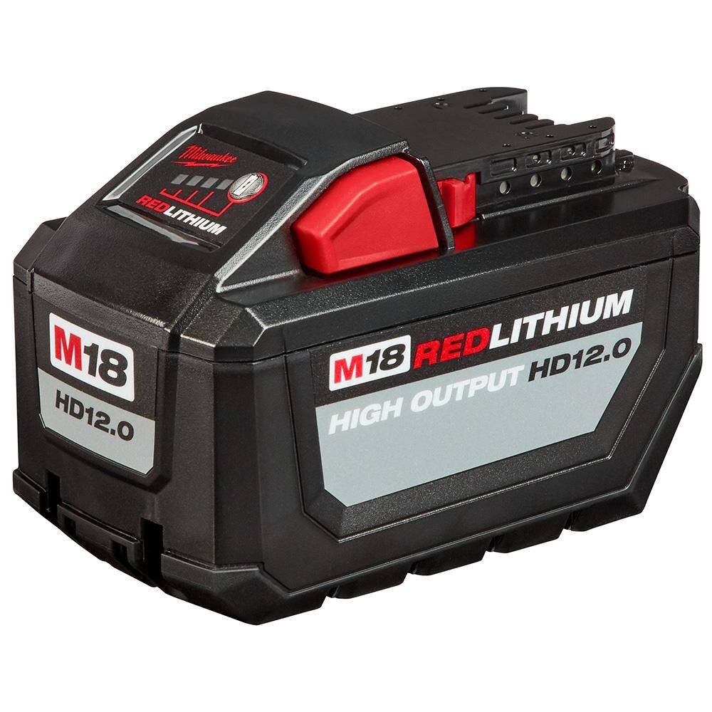 MW M18 FUEL 16 in. 18-Volt Lithium-Ion Brushless Battery Chainsaw Kit with Two High Output 12.0Ah Batteries 2727-21HD-48-11-1812