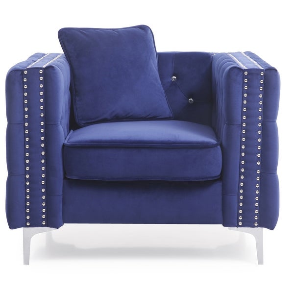 Paige Tufted Velvet Living Room Chair