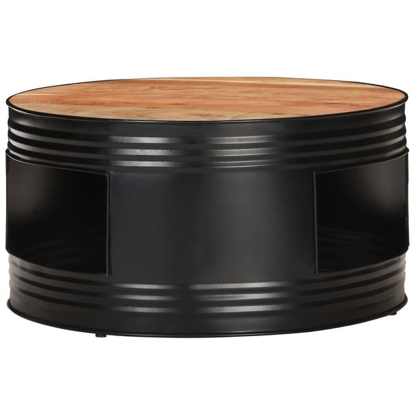 vidaXL Coffee Table Black 26.8