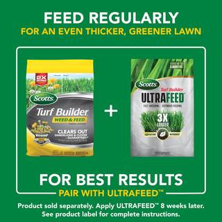 Scotts Turf Builder 42.87 lbs. 15000 sq. ft. Weed and Feed Weed Killer Plus Lawn Fertilizer 25009