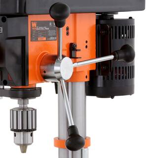 WEN 5-Amp 12 in. Variable Speed Cast Iron Benchtop Drill Press with Laser Work Light and 58 in. Chuck Capacity 4214T