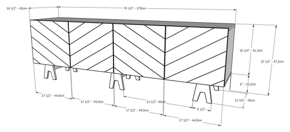 Nexera 119274 Runway Tv Stand  72 quotBlack and Russian Birch Plywood   Transitional   Entertainment Centers And Tv Stands   by VirVentures  Houzz