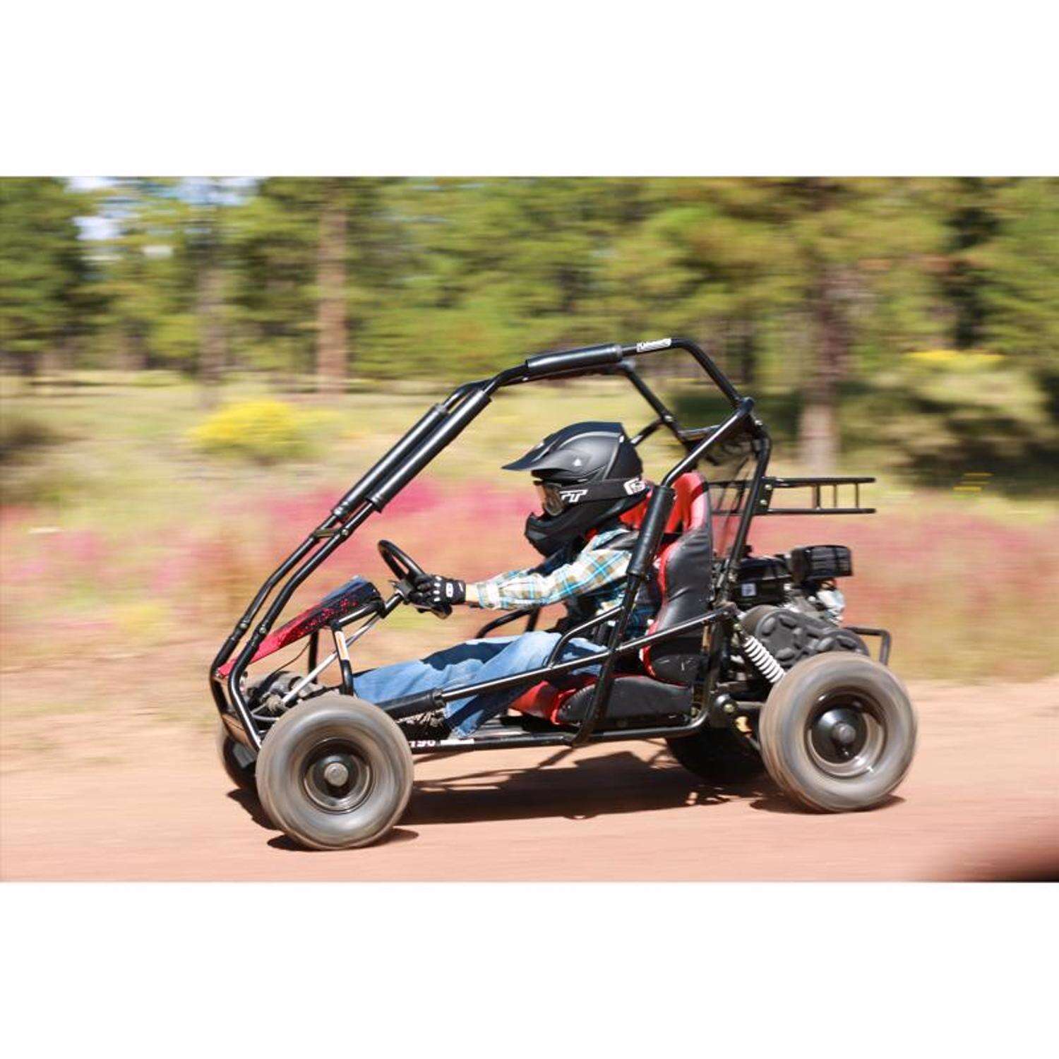 Coleman Powersports Unisex Go-Cart Black