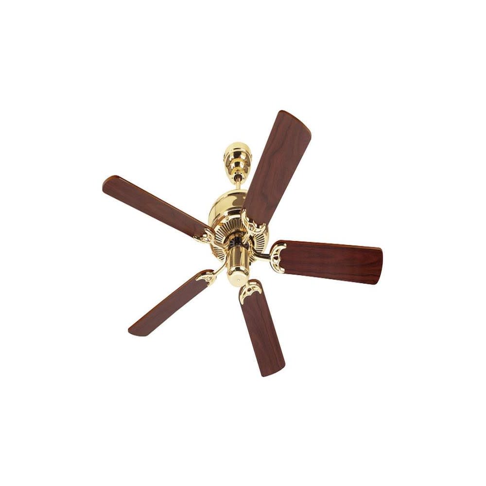 Westinghouse 52 Contractorand#8217;s Choice Brass Indoor Ceiling Fan ;