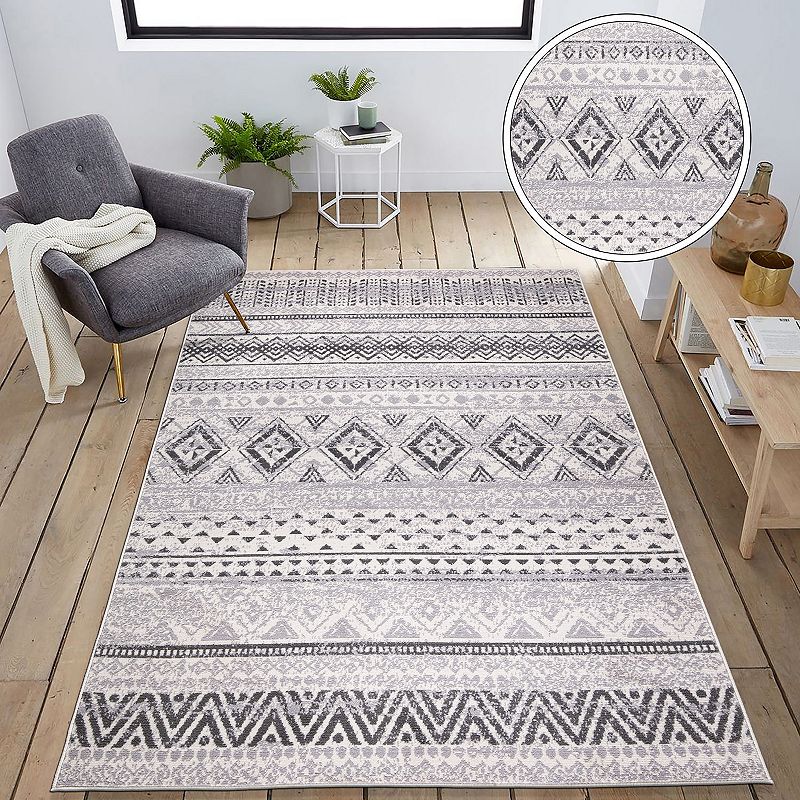 World Rug Gallery Bohemian Geometric Rug