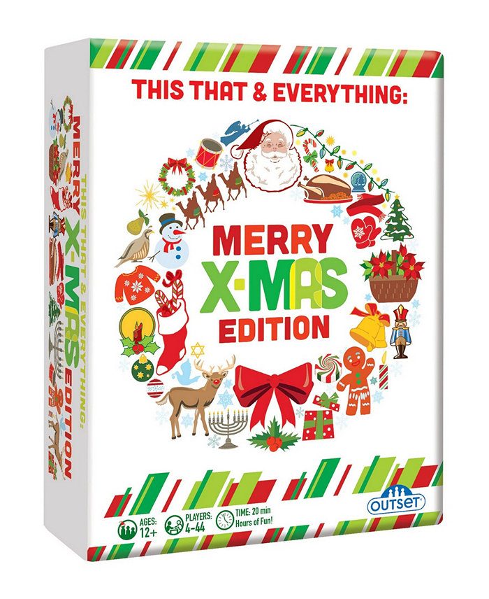 MasterPieces Puzzles Outset Media This That Everything - Merry Xmas Edition Party Game