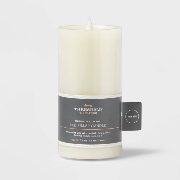 X 6 quot Pillar Candle Cream