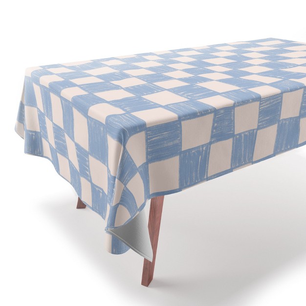 Schatzi Brown Alice Check Powder Tablecloth Deny Designs