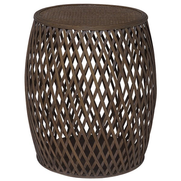 Bora Bora Contemporary Criss-Cross Side Table