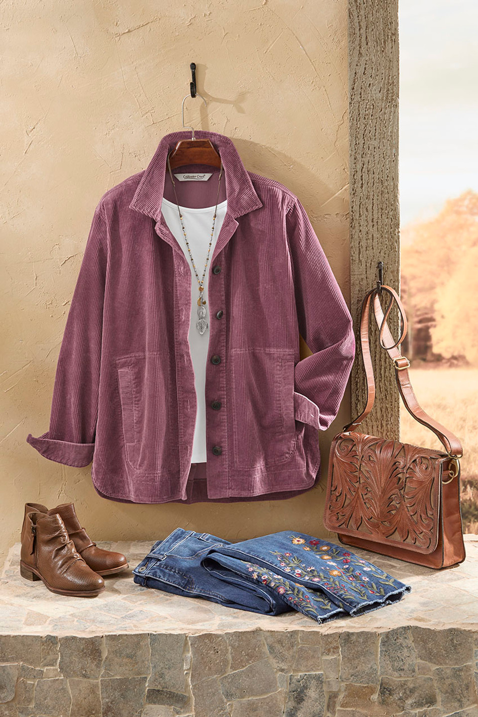 Braeburn Corduroy Shirt Jacket - Coldwater Creek
