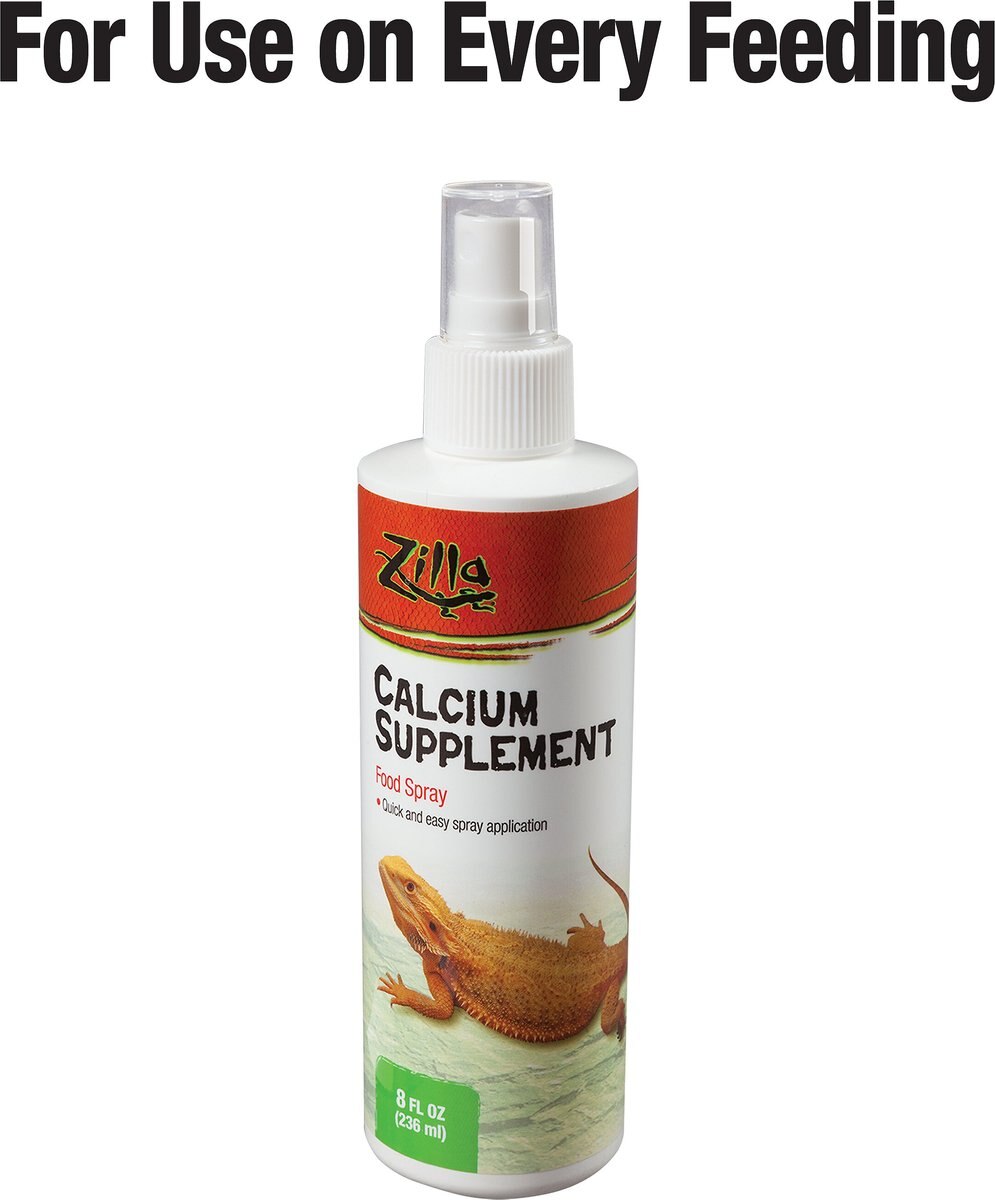 Zilla Food Spray Calcium Reptile Supplement