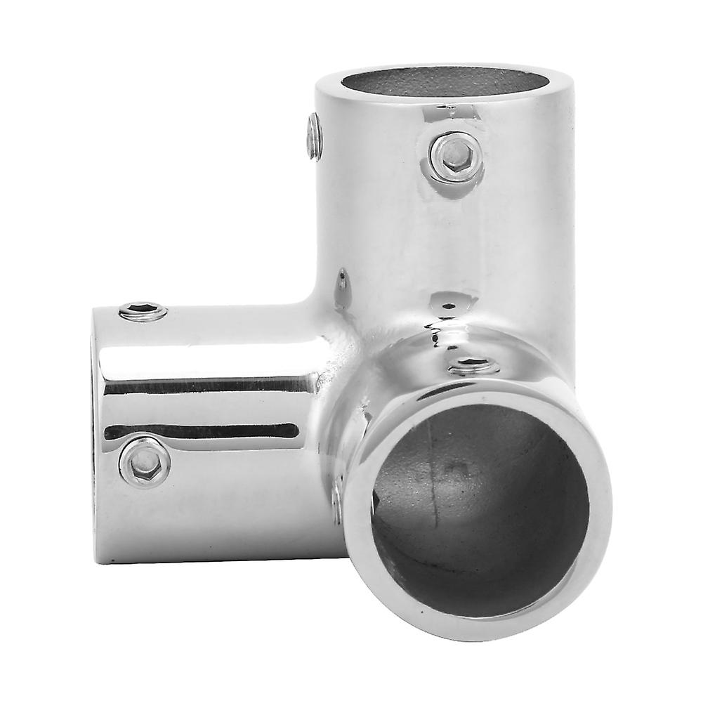 3 Way Elbow Stainless Steel Fittings，for Building Water Supplies Build  Furniture Diy Garden Shelf Greenhouse(22mm)