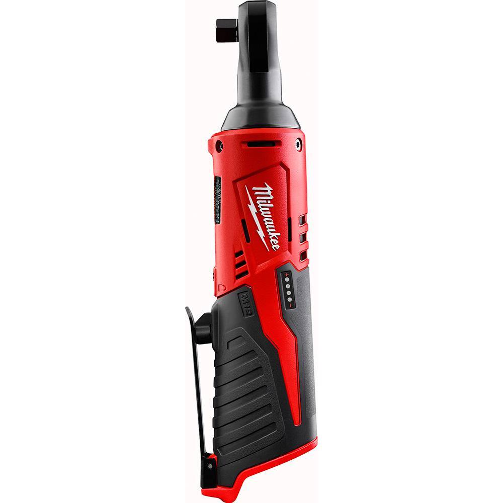 MW M12 12V Lithium-Ion Cordless 38 in. Ratchet (Tool-Only) 2457-20