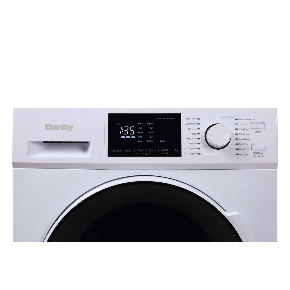 Danby 2.7 cu. ft. White 115-Volt All-in-One Washer Dryer Combo DWM120WDB-3