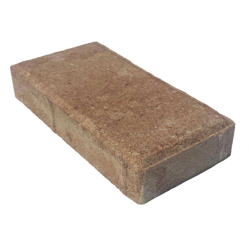 Oldcastle 8 in. x 4 in. x 1.25 in. Sandhill Tan Concrete Holland Overlay Paver (672 Pieces  149 sq. ft.  Pallet) 10155286