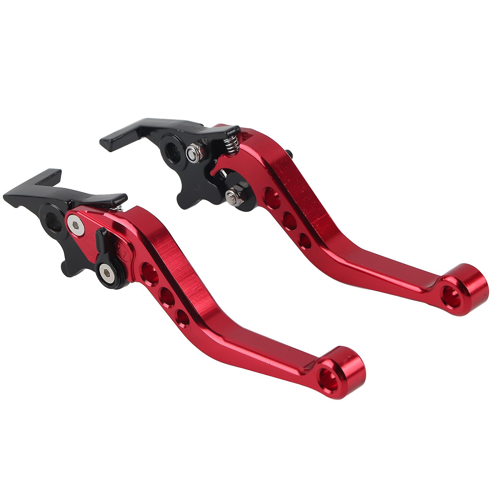 Motorcycle Clutch Brake Handle Lever Cnc Aluminum Alloy Universal Motorbike Accessoriesred