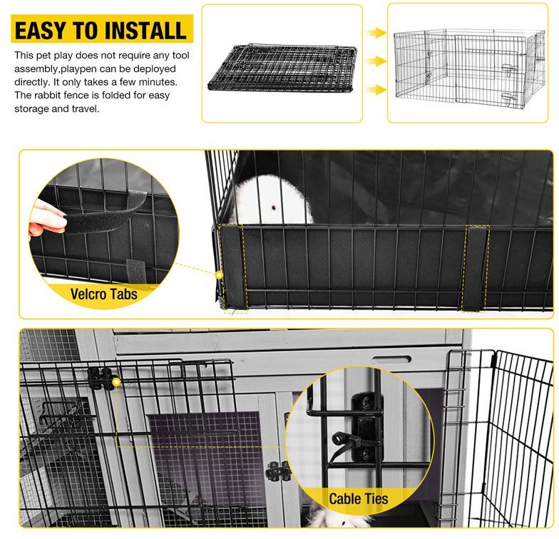 Aivituvin-AIR71 Portable Small Pet Playpens