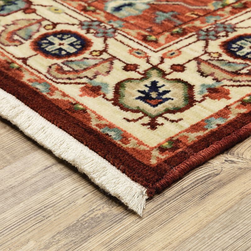 StyleHaven Linwood Medallion Burst Fringed Area Rug