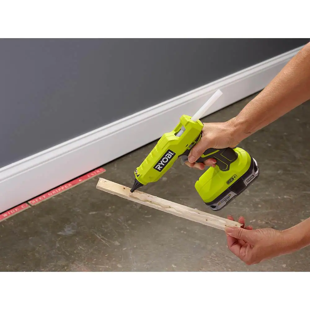 RYOBI P317-P305 ONE+ 18V Cordless 3/8 in. Crown Stapler and Full Size Glue Gun (Tools Only)