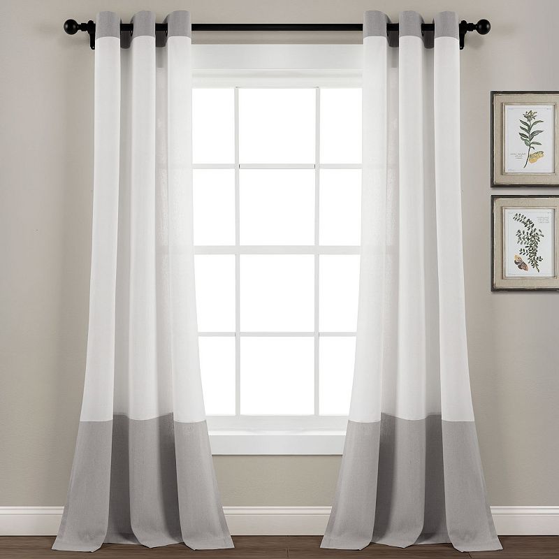 Lush Decor Medallion Ombre 2-pack Window Curtain Set