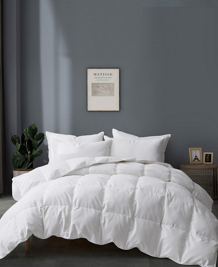 UNIKOME Year Round Ultra Soft Down and Feather Fiber Comforter Collection