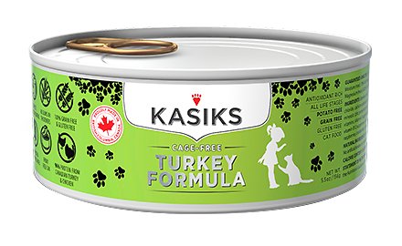 KASIKS Cage-Free Turkey Formula Canned Cat Food