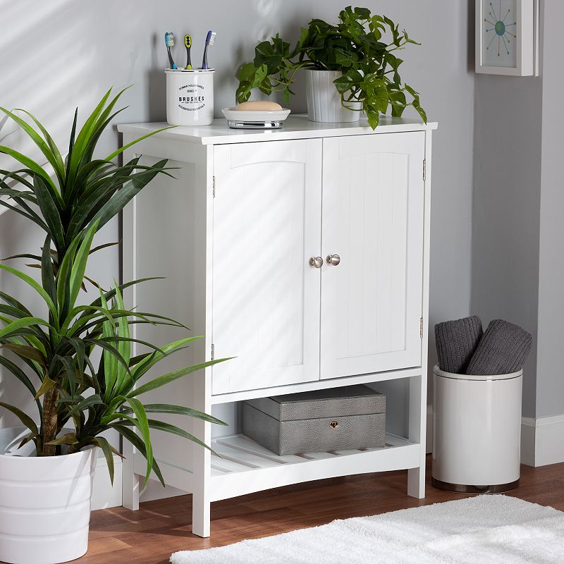 Baxton Studio Jaela Bathroom Storage Cabinet