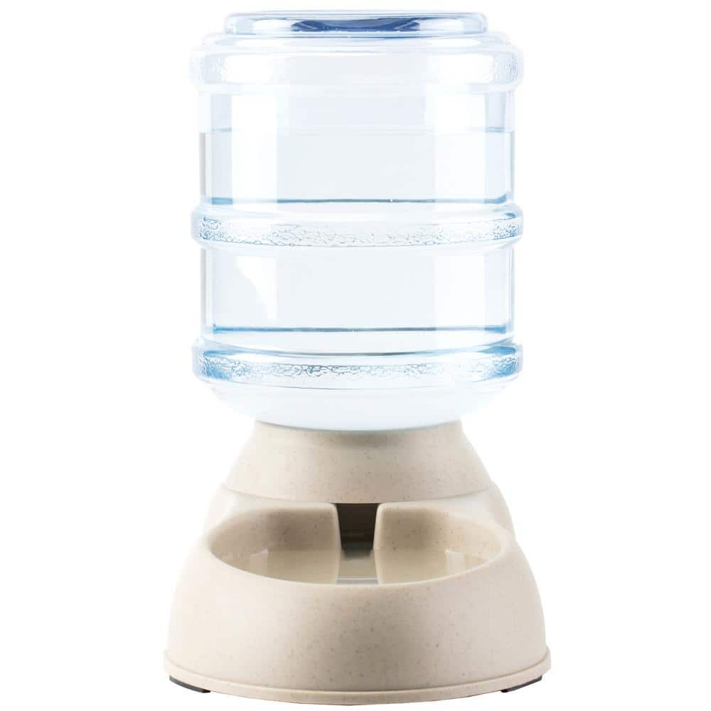 Automatic Self Dispensing Gravity Pet Feeder and Waterer for Cats and Dogs QI003699.P