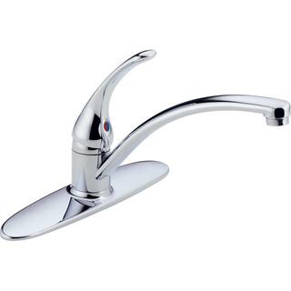 Delta Foundations Single-Handle Standard Kitchen Faucet in Chrome B1310LF