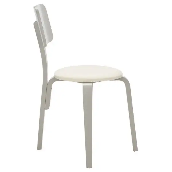 SAFAVIEH Jo Upholstered Stackable Dining Chair (Set of 2)