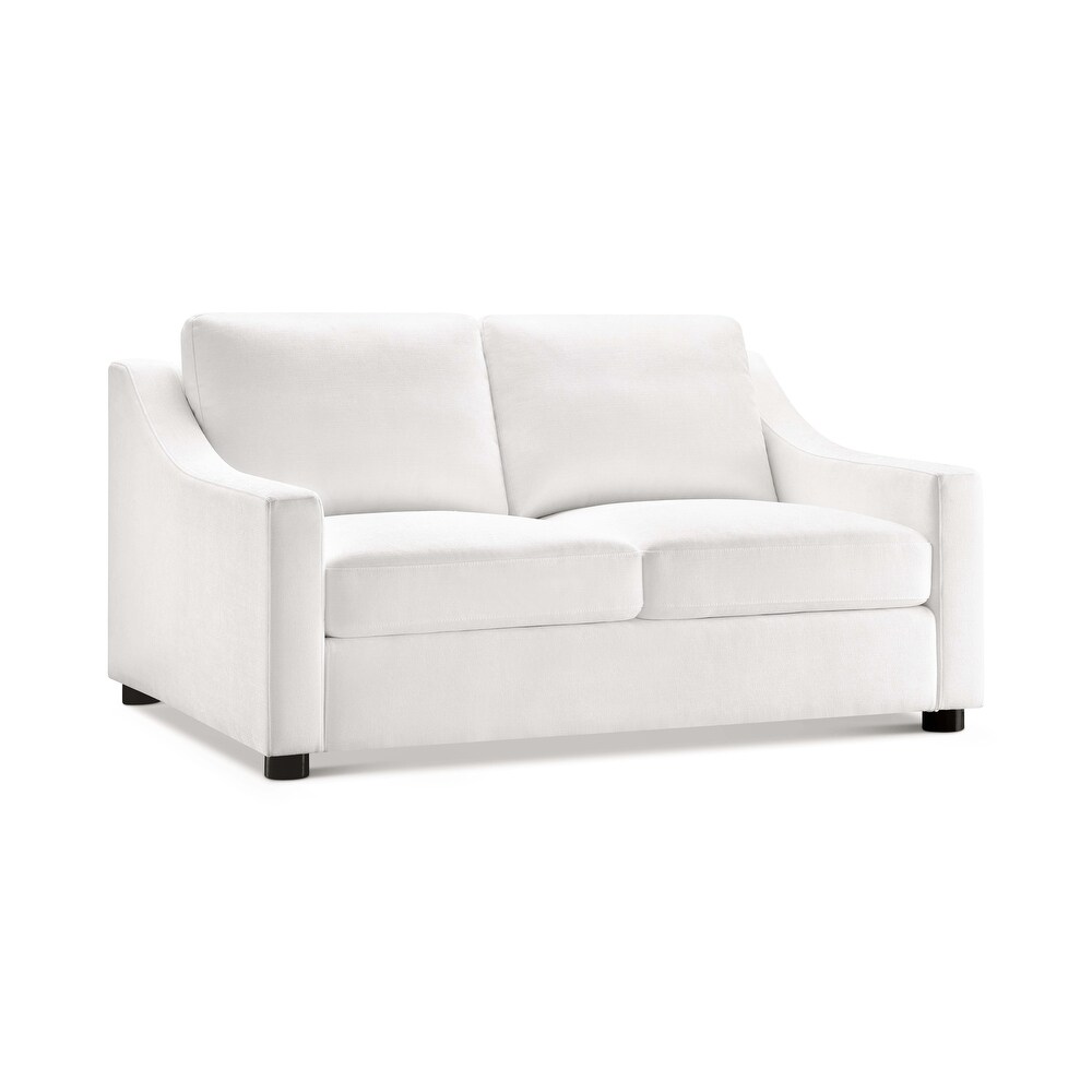 Abbyson Garcelle 2 Piece Stain Resistant Fabric Sofa and Loveseat Set