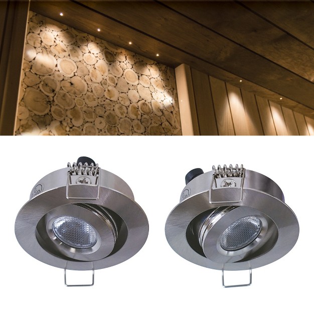 Armacost Lighting Swivel Recessed Under Cabinet Led Puck Light Cabinet Lights