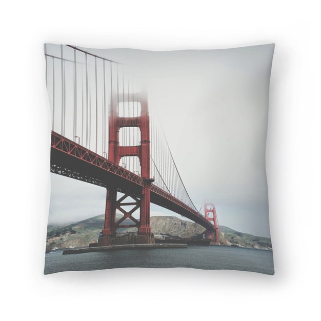 Golden Gate Vintage By Tanya Shumkina Throw Pillow Americanflat Architecture Vintage